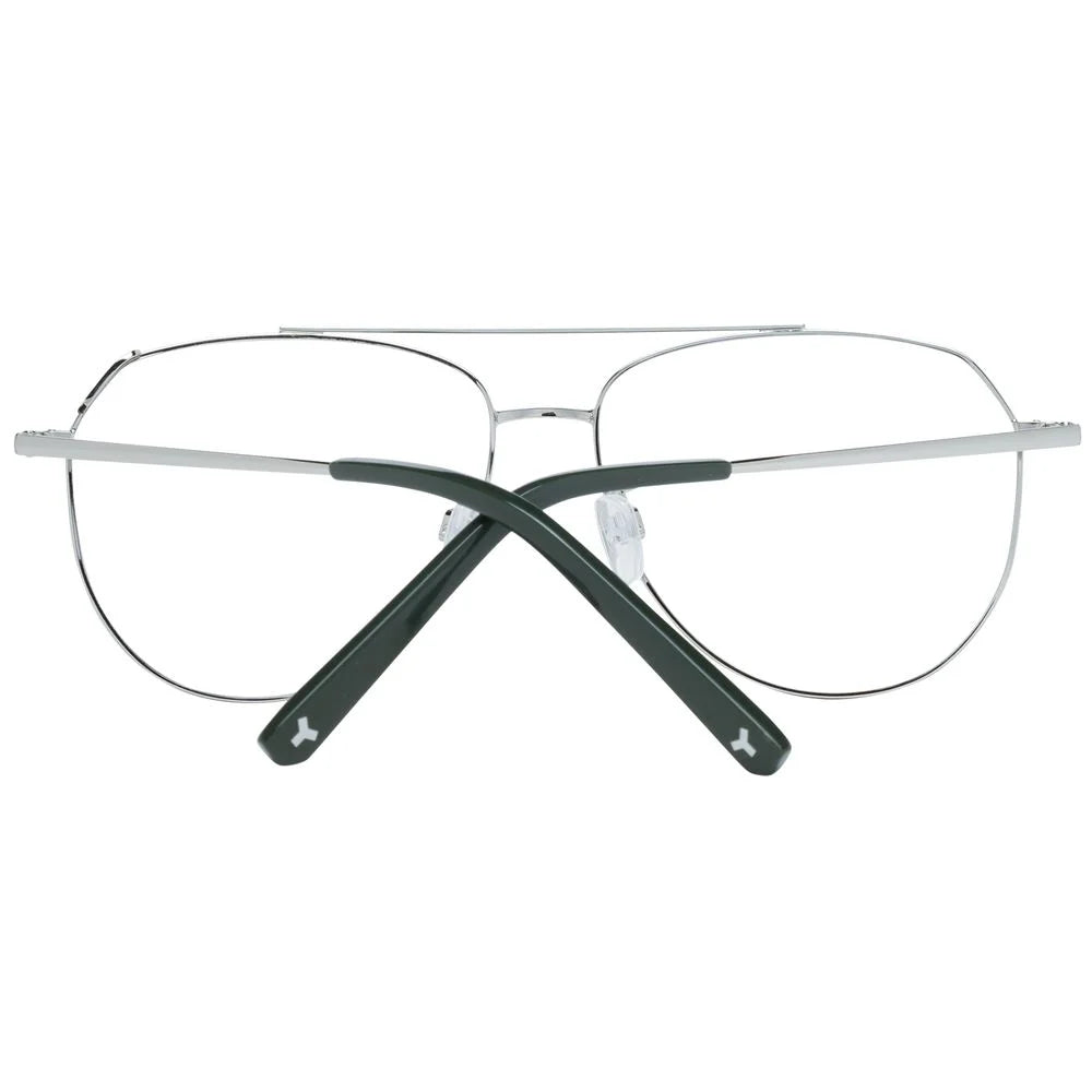 Bally Silver Unisex Glasses Frame - Eyeglasses