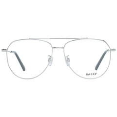 Bally Silver Unisex Glasses Frame - Eyeglasses
