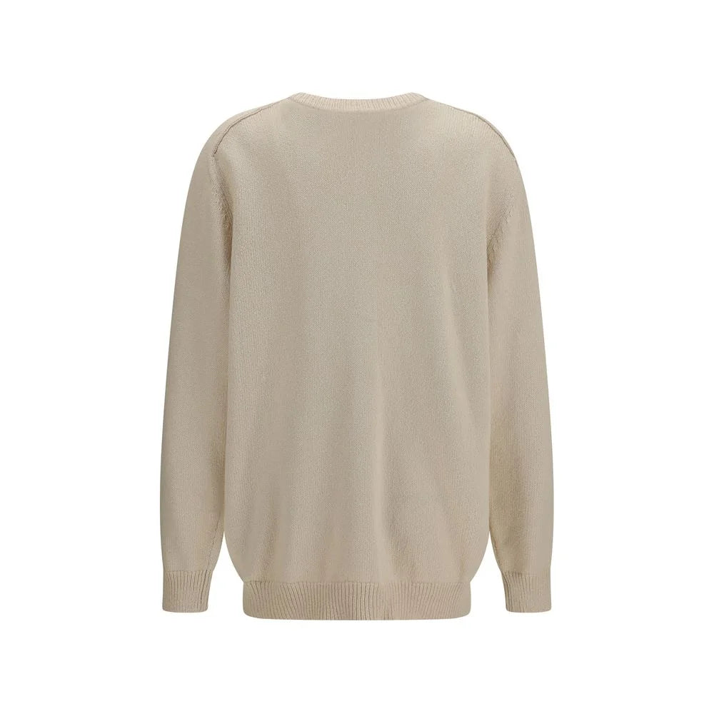 Balmain Beige Cotton Cardigan
