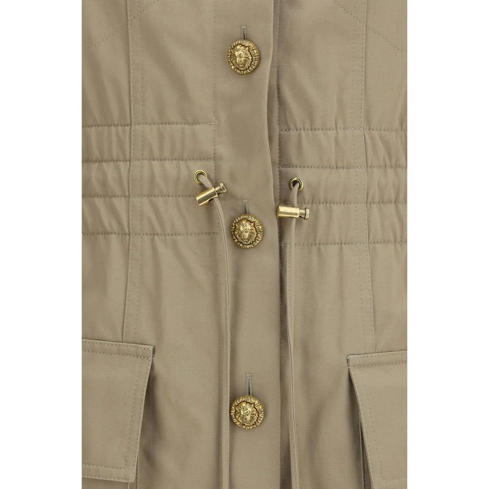 Balmain Beige Cotton Casual Dress