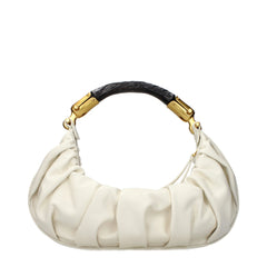 Balmain Beige Leather Handbag