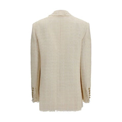 Balmain Beige Polyester Jackets And Coat - IT38 | S