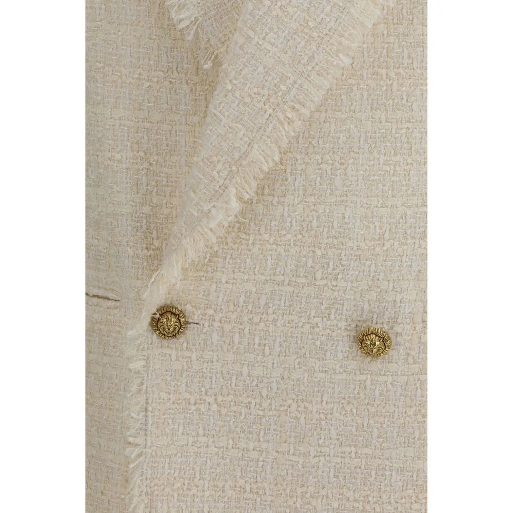 Balmain Beige Polyester Jackets And Coat - IT38 | S