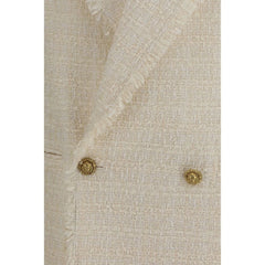 Balmain Beige Polyester Jackets And Coat - IT38 | S