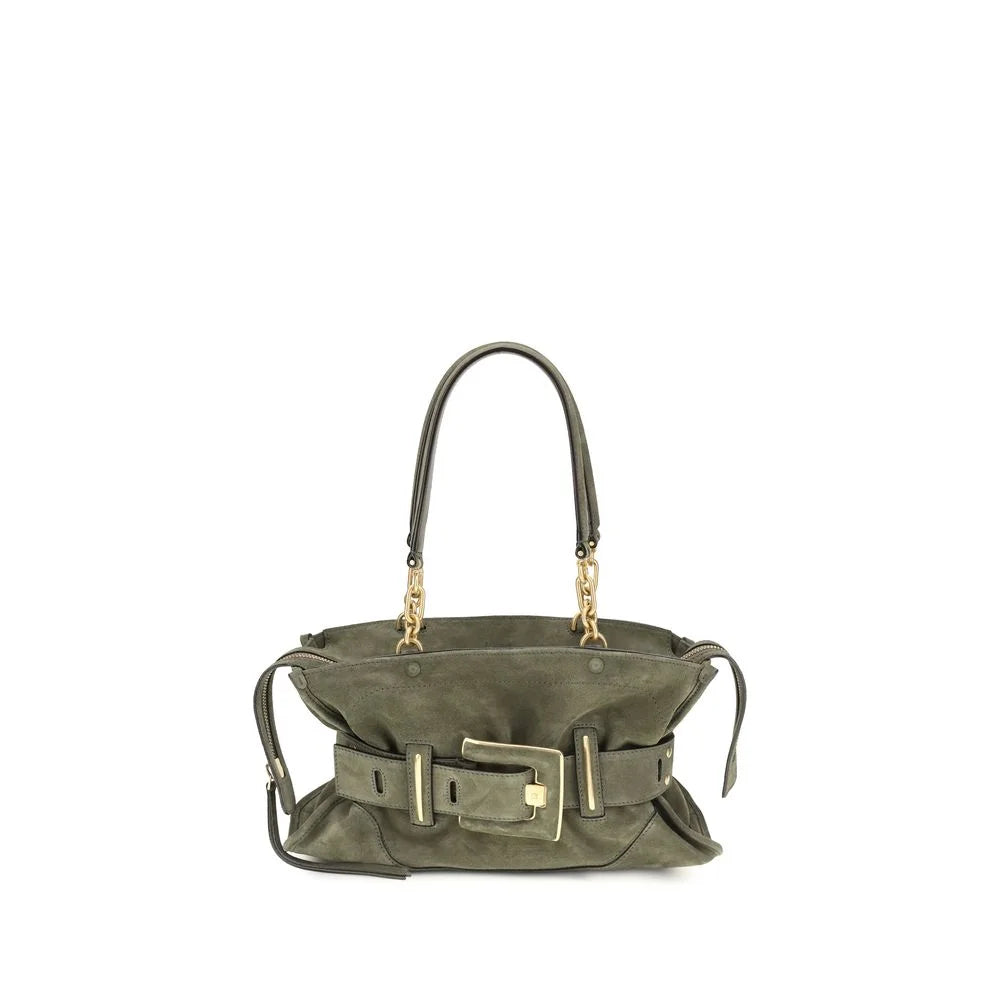Balmain Bicolor Calf Leather Bos Taurus Handbag