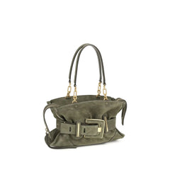 Balmain Bicolor Calf Leather Bos Taurus Handbag