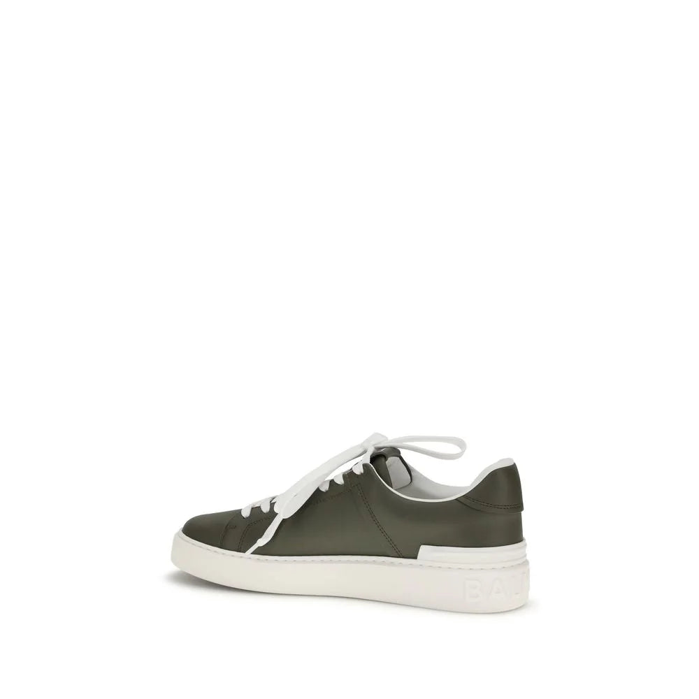 Balmain Bicolor Calf Leather Bos Taurus Low Top Sneakers