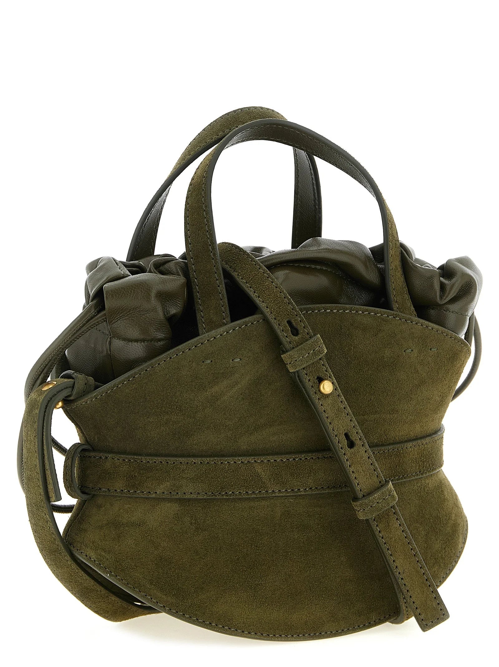 Balmain Bicolor Calfskin Handbag