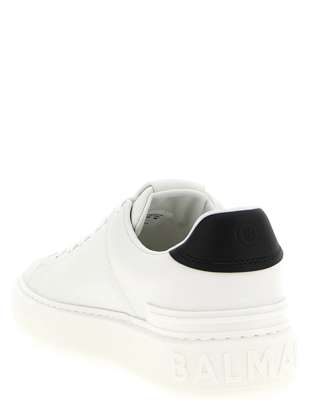 Balmain Bicolor Calfskin Low Top Sneakers