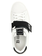 Balmain Bicolor Calfskin Low Top Sneakers