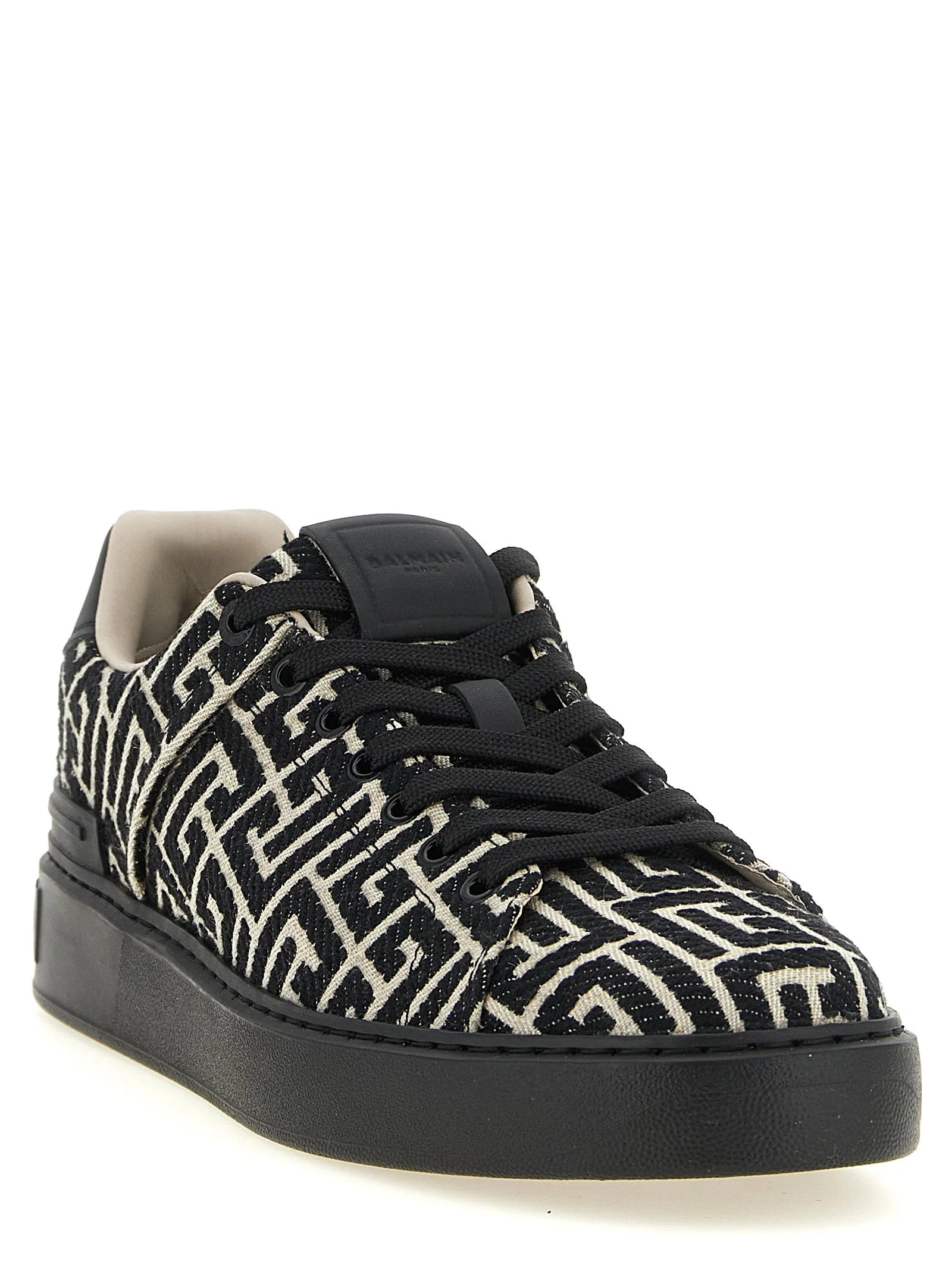 Balmain Bicolor Cotton Low Top Sneakers - EU 42 | US 9