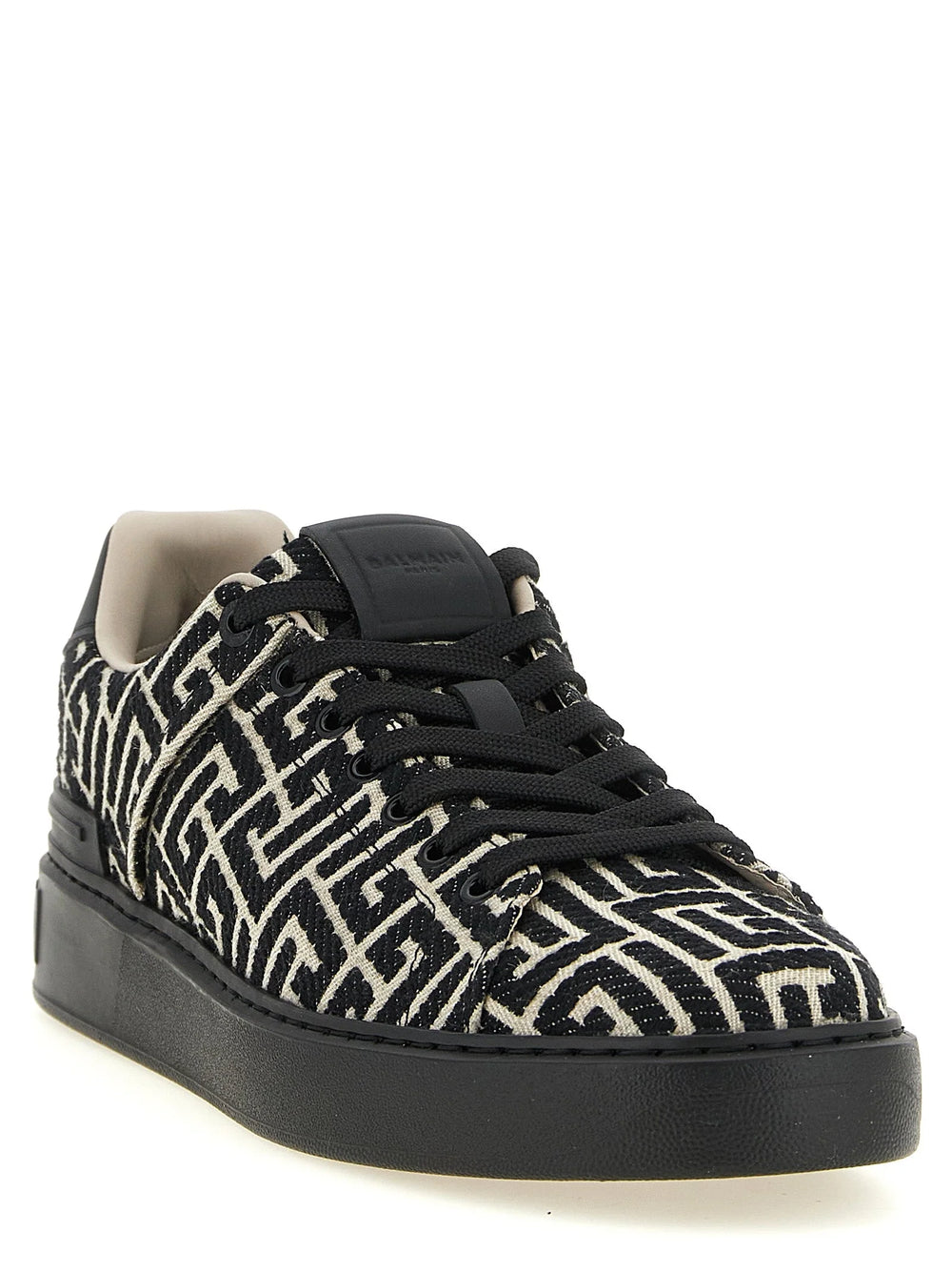 Balmain Bicolor Cotton Low Top Sneakers - EU 42 | US 9