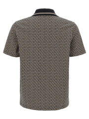 Balmain Bicolor Cotton Polo Shirt