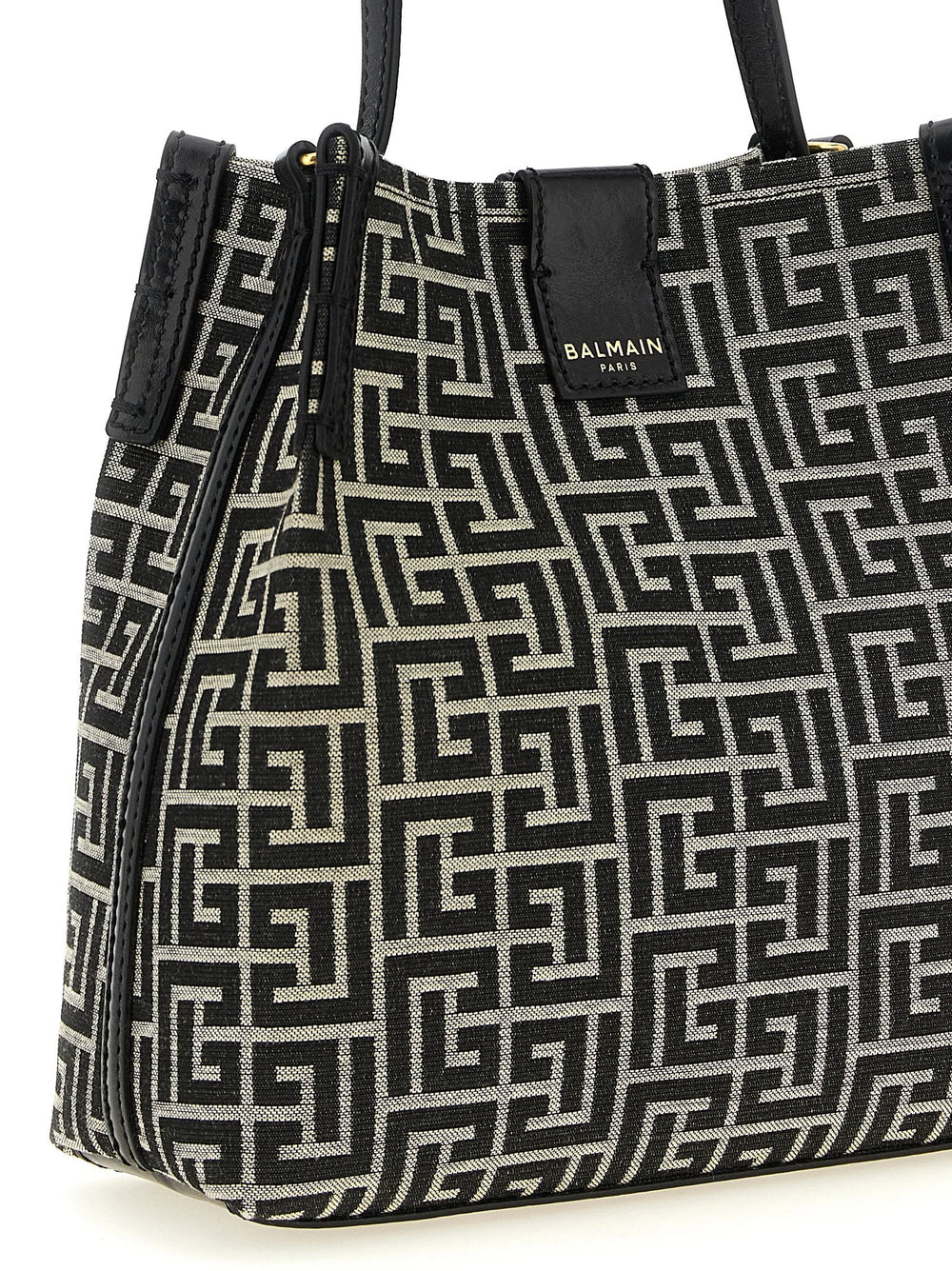 Balmain Bicolor Cotton Shoulder Bag