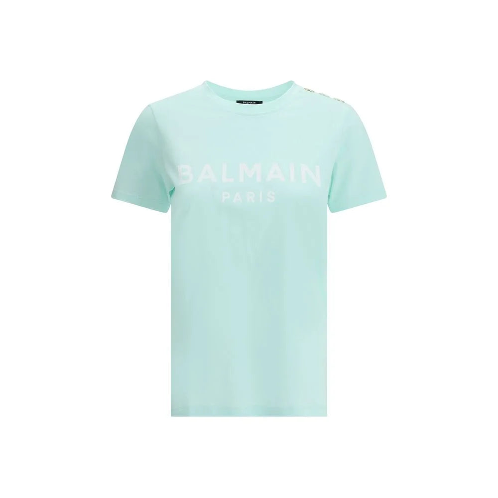 Balmain Bicolor Cotton T-Shirt - M