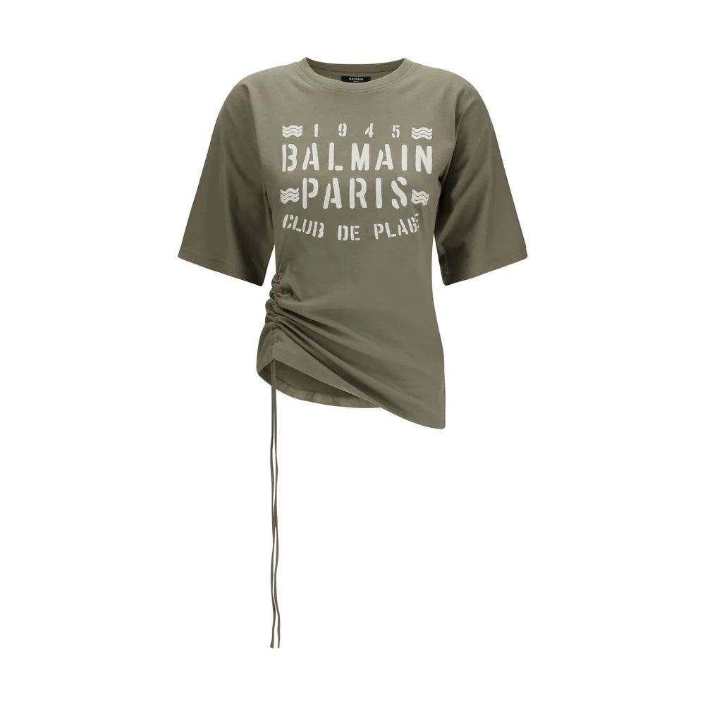Balmain Bicolor Cotton T-Shirt - S