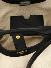 Balmain Bicolor Cotton Tote Bag