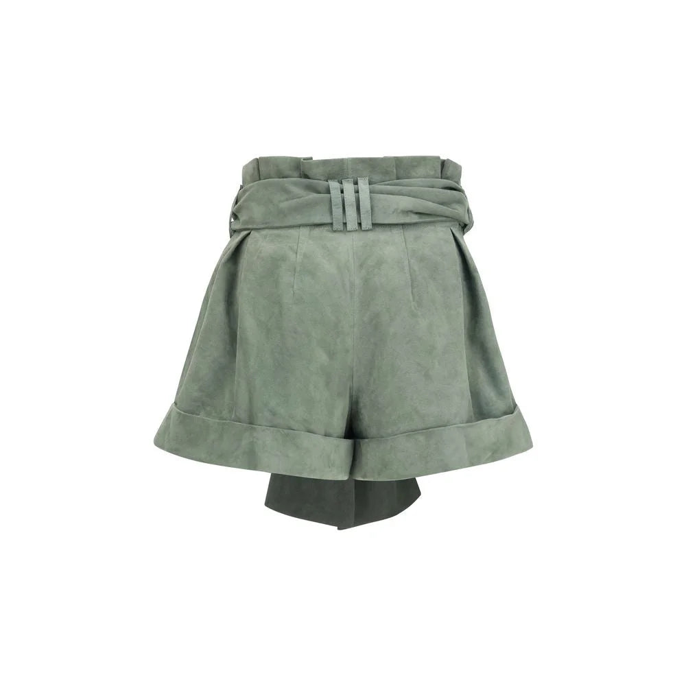 Balmain Bicolor Lamb Ovis Aries Aries Bermuda Shorts