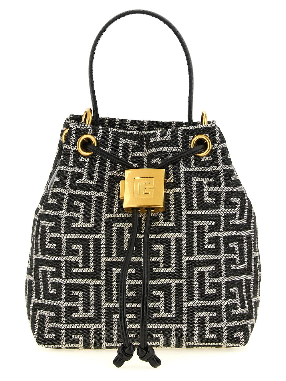 Balmain Bicolor Polyester Handbag