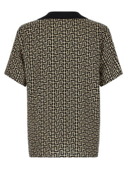 Balmain Bicolor Viscose Blouse