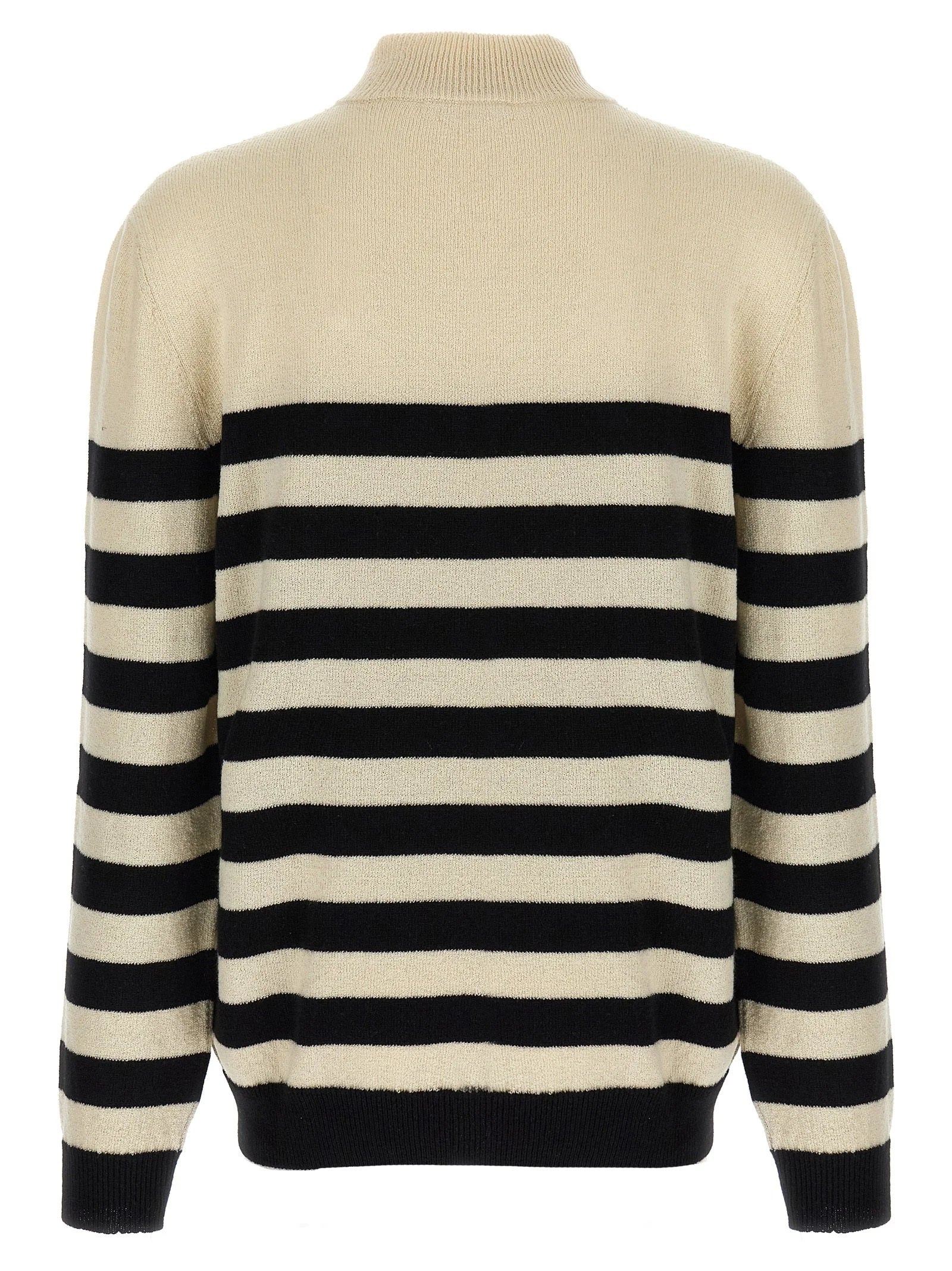 Balmain Bicolor Wool Cardigan