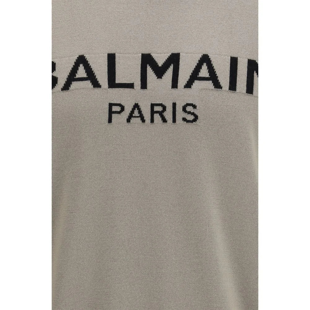 Balmain Bicolor Wool Oves Aries Sweatshirt