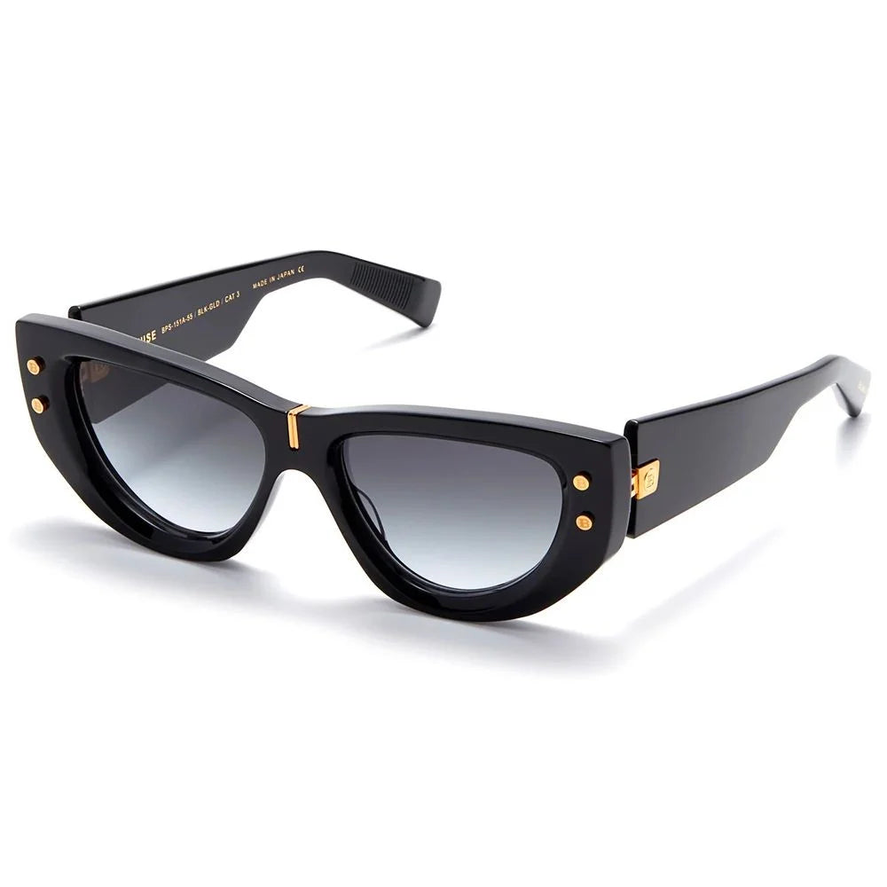 Balmain Black Acetate Sunglasses