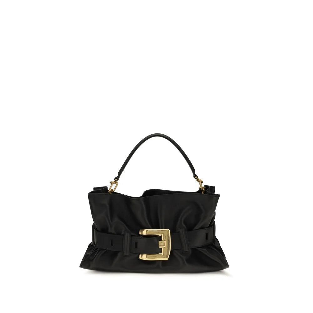 Balmain Cierna kozenkova kabelka Bos Taurus