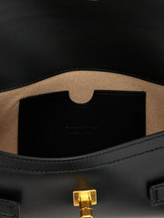 Balmain Black Calfskin Clutch Bag