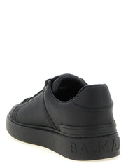 Balmain Black Calfskin Low Top Sneakers