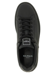 Balmain Black Calfskin Low Top Sneakers