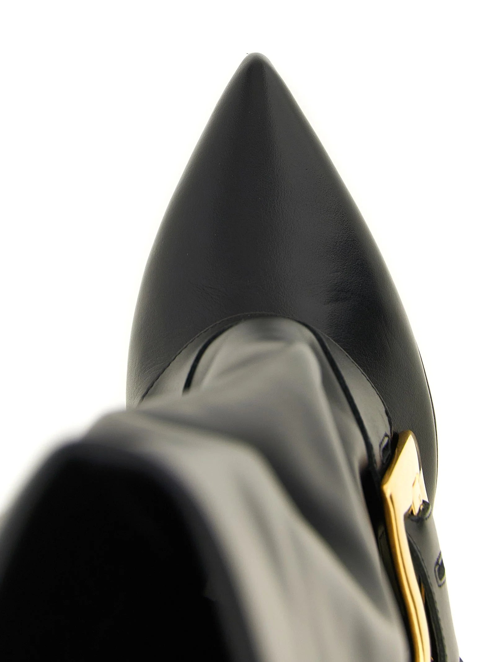 Balmain Black Calfskin Over The Knee