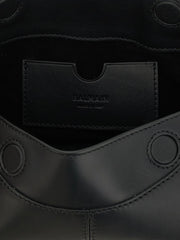 Balmain Black Calfskin Shoulder Bag