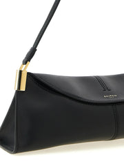 Balmain Black Calfskin Shoulder Bag