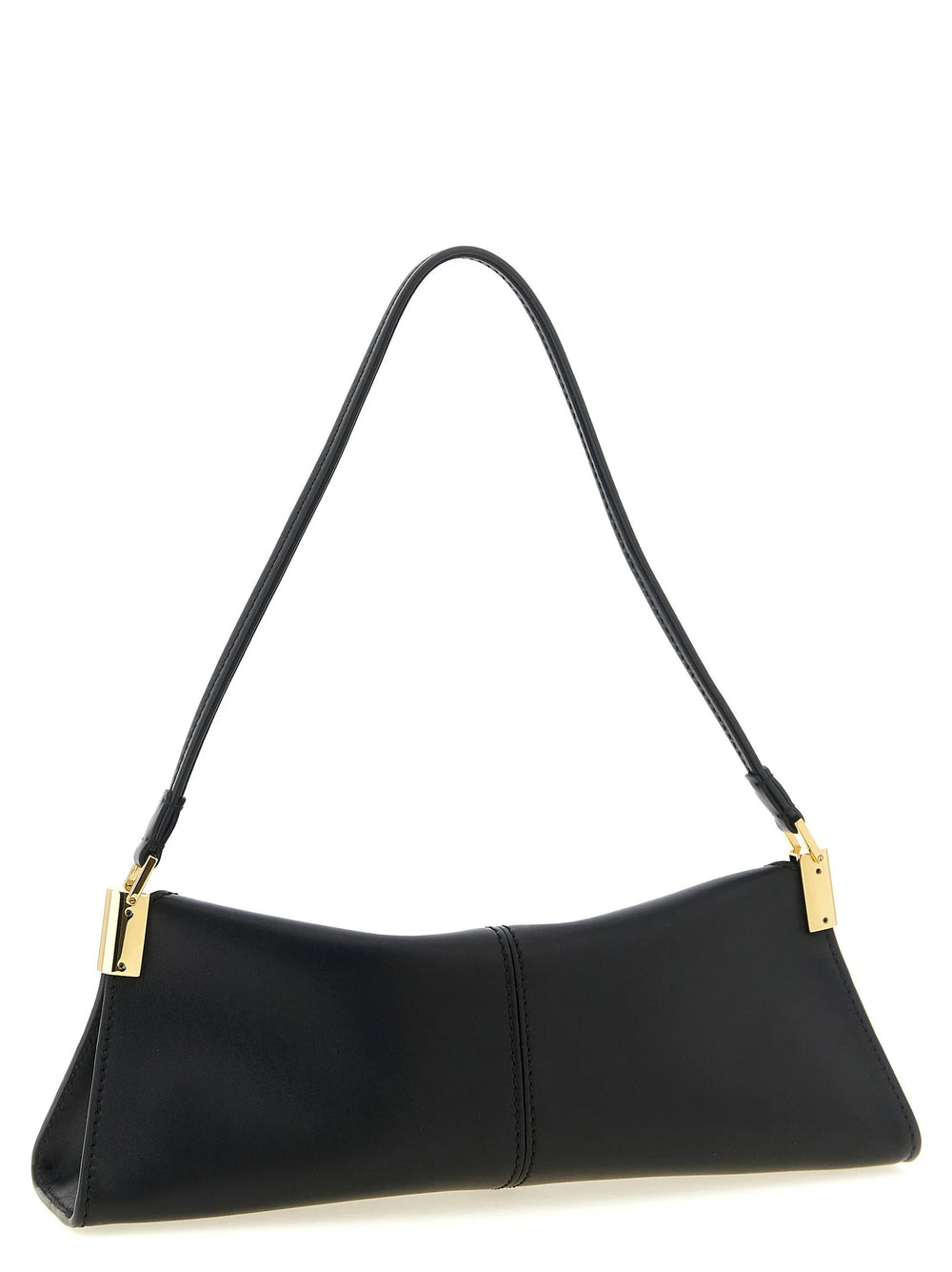 Balmain Black Calfskin Shoulder Bag