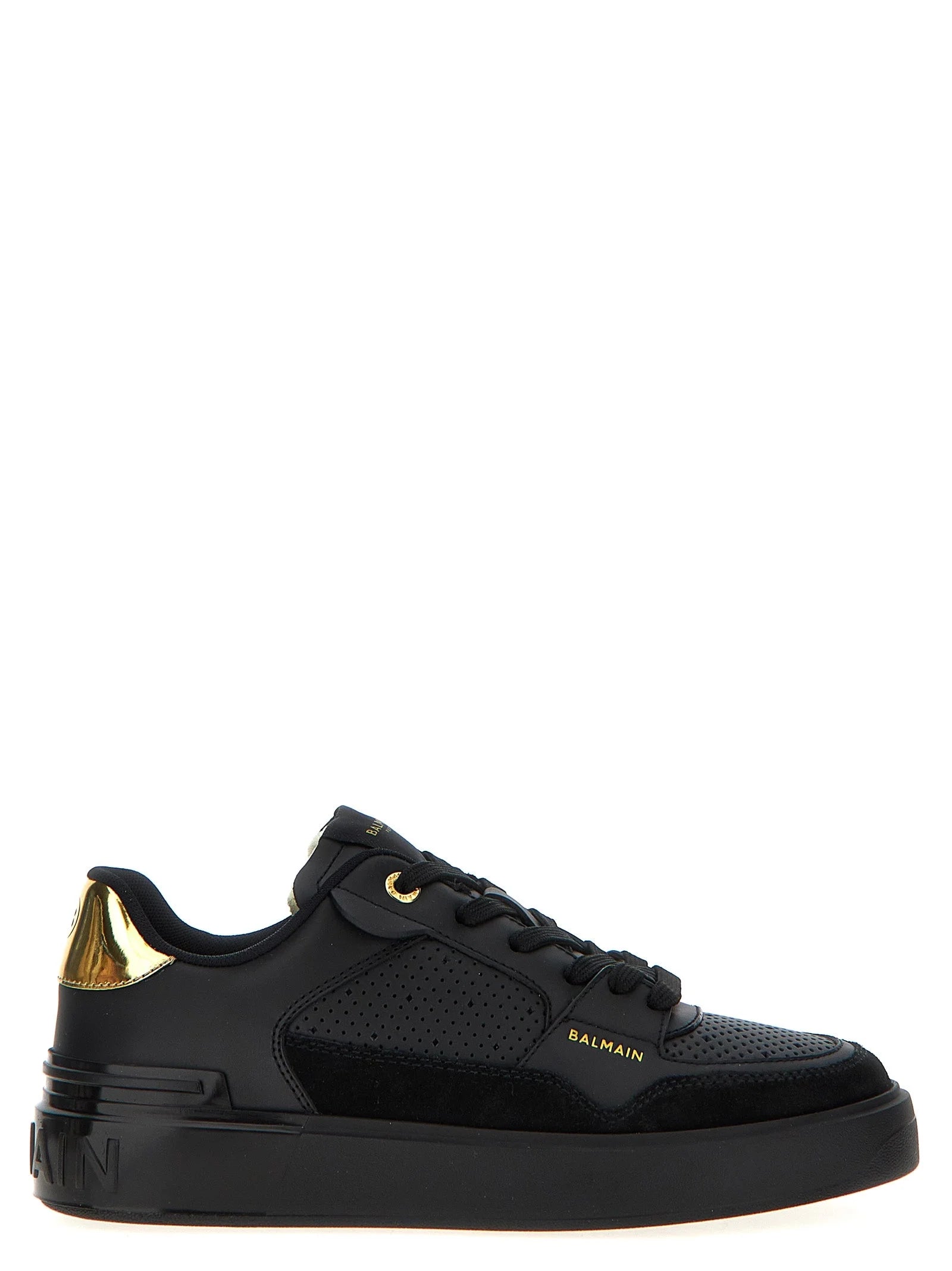 Balmain Black Calfskin Sneakers - EU35/US5