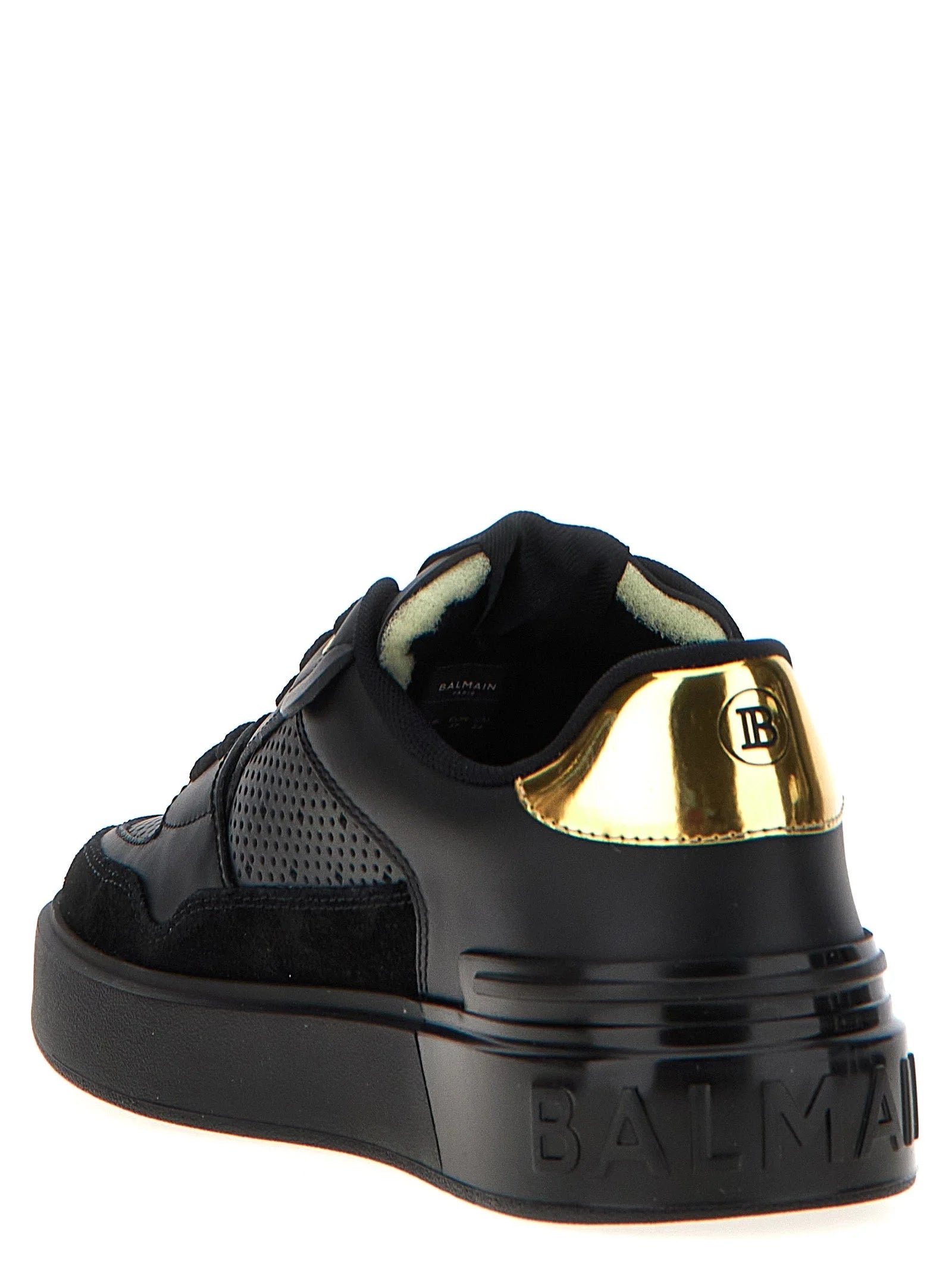 Balmain Black Calfskin Sneakers - EU35/US5