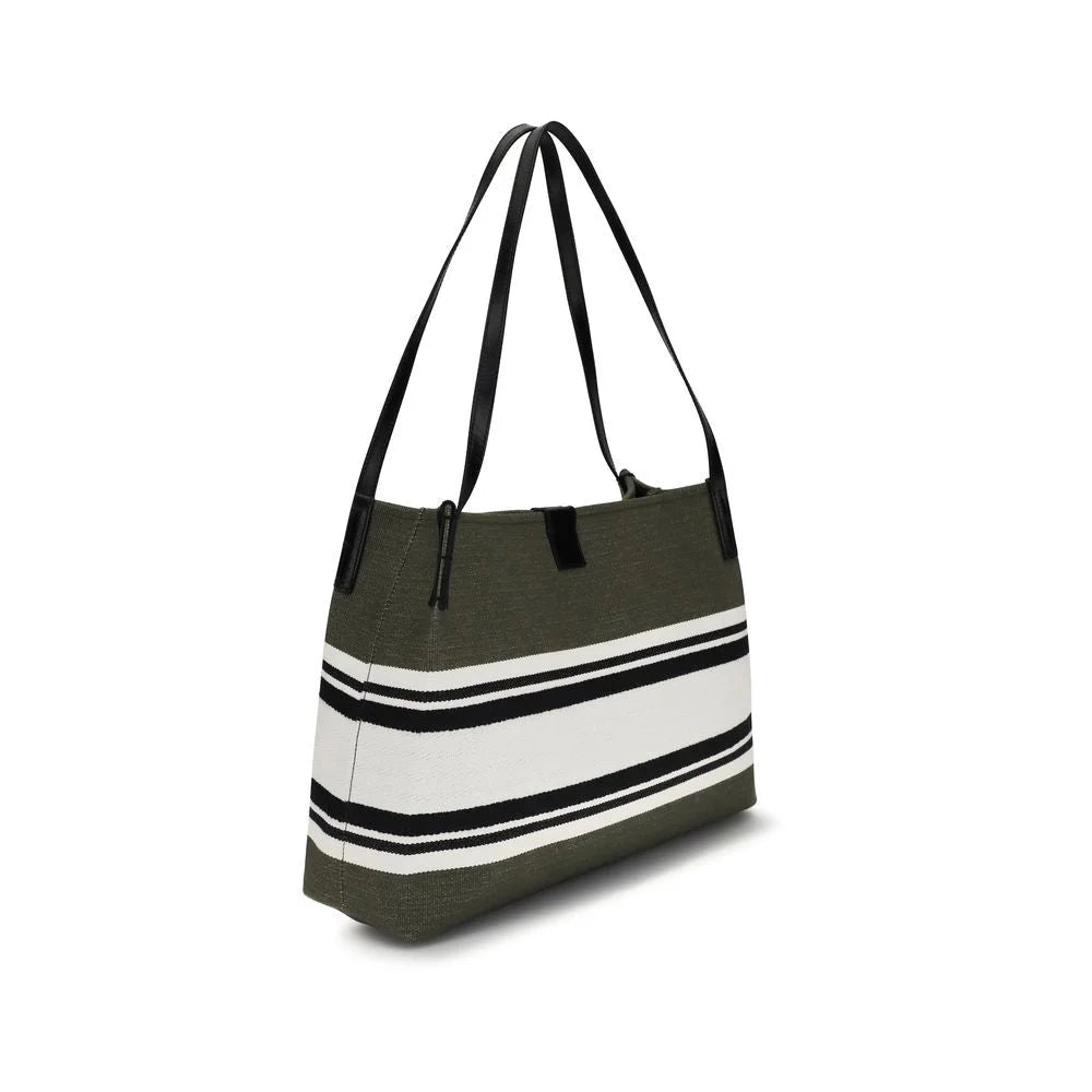 Balmain Black Cotton Handbag