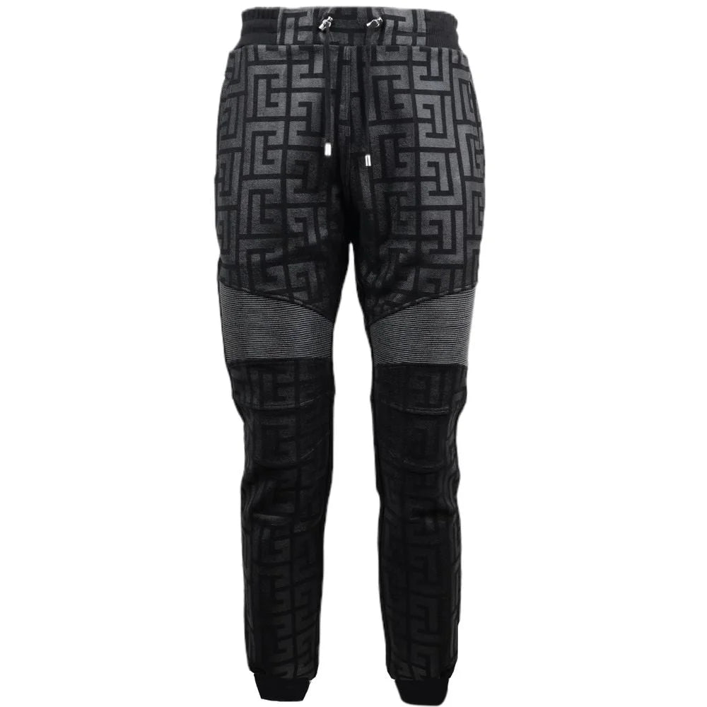 Balmain Black Cotton Men Jogging Pant - M - Joggers