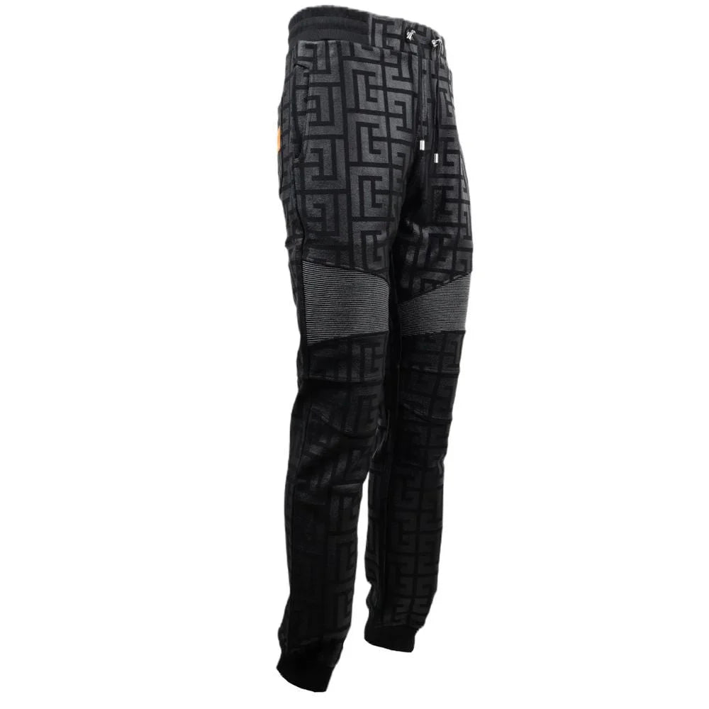 Balmain Black Cotton Men Jogging Pant - M - Joggers