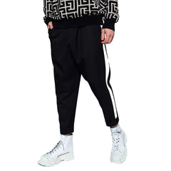 Balmain Black Cotton Men Trousers - IT54 | XXL