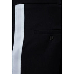 Balmain Black Cotton Men Trousers - IT54 | XXL