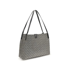 Balmain Sort Bomuld Skulder Taske - Skulder Tasker