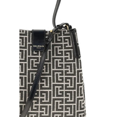 Balmain Black Cotton Shoulder Bag - Shoulder Bags