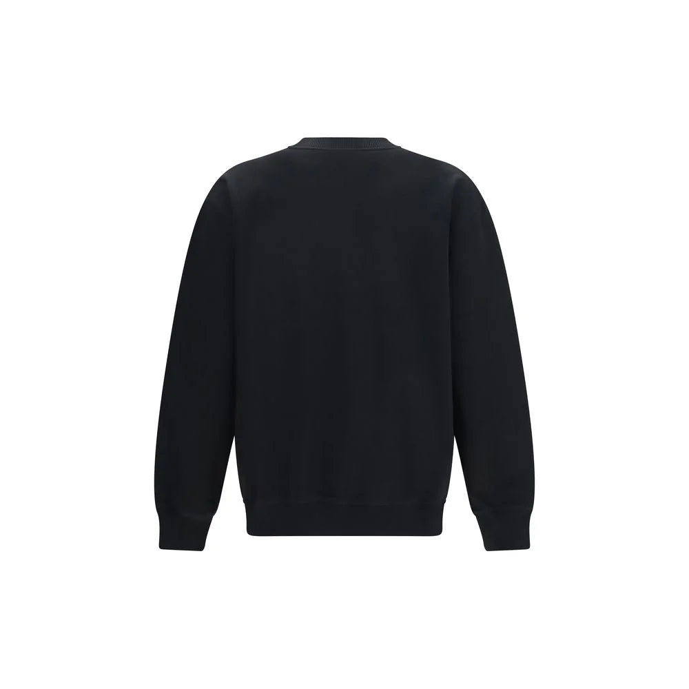 Balmain Black Cotton Sweatshirt