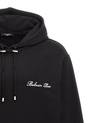 Balmain Black Cotton Sweatshirt