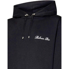 Balmain Black Cotton Sweatshirt - S