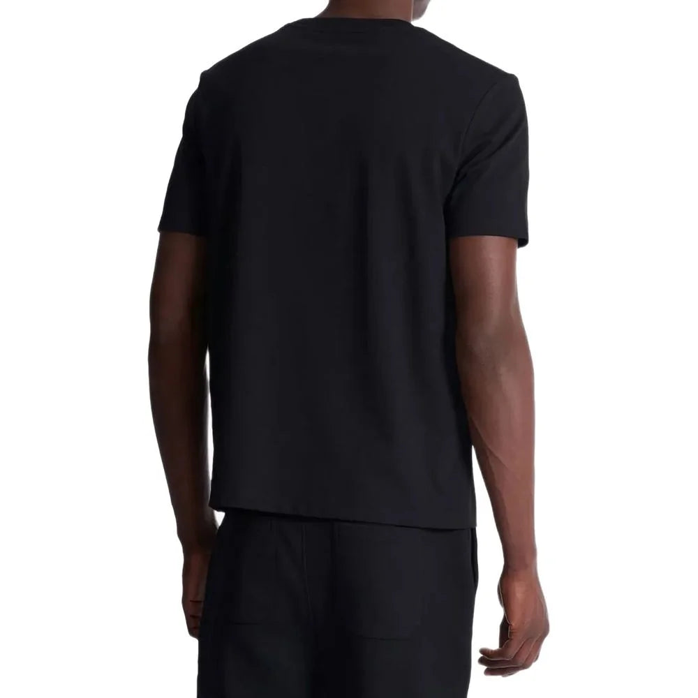 T-shirt en coton noir Balmain