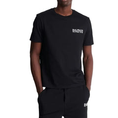 T-shirt en coton noir Balmain