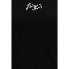 Balmain Black Cotton Top - L